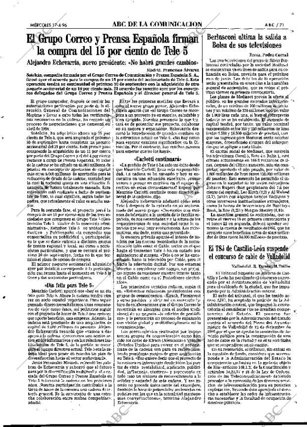 ABC MADRID 17-04-1996 página 71