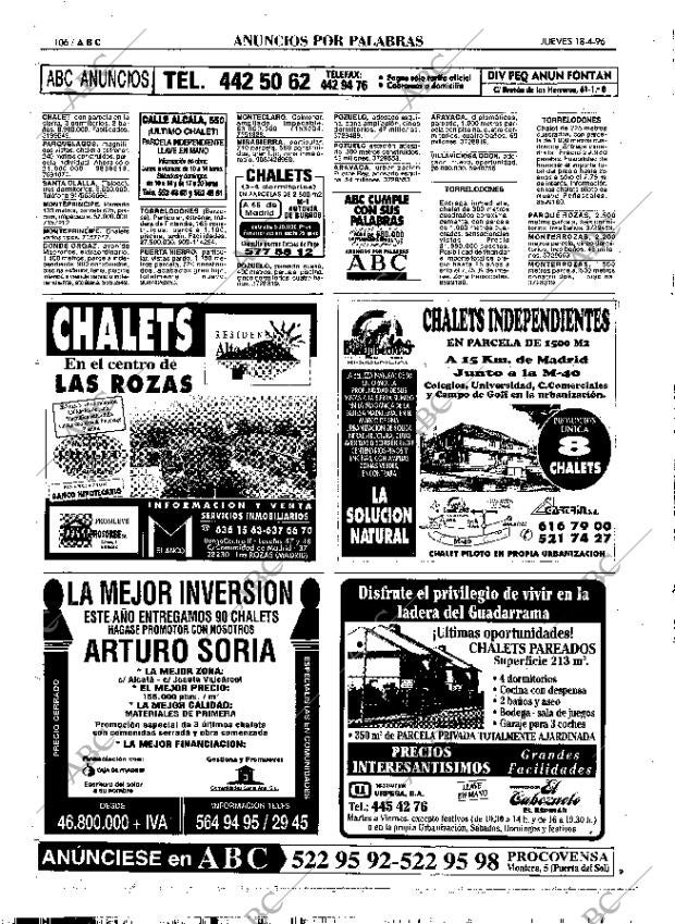 ABC MADRID 18-04-1996 página 106