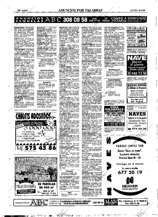 ABC MADRID 18-04-1996 página 108