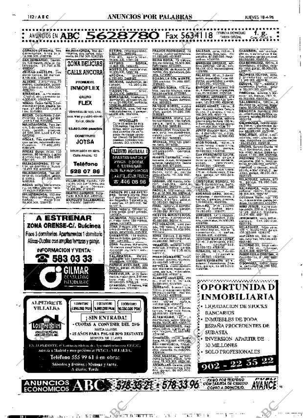 ABC MADRID 18-04-1996 página 112