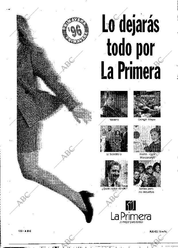 ABC MADRID 18-04-1996 página 130