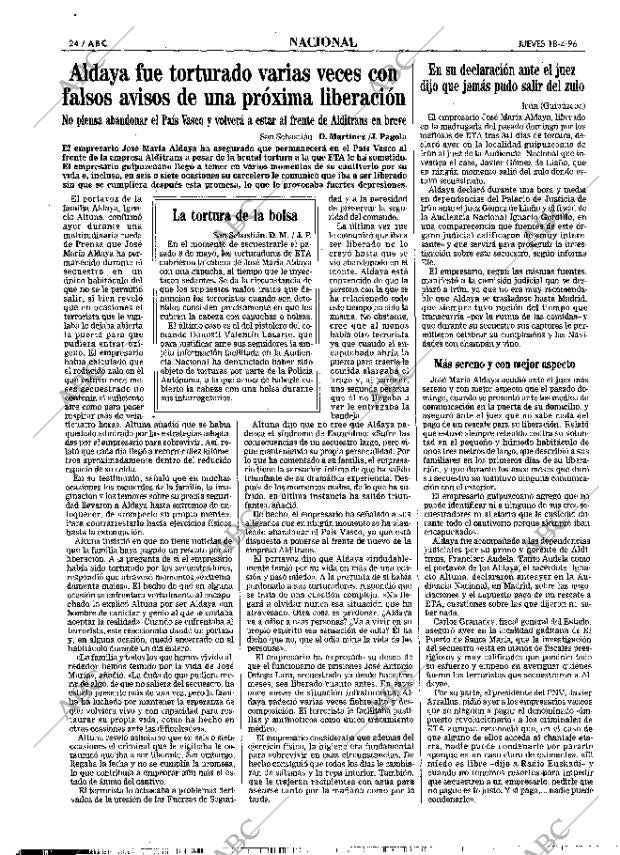 ABC MADRID 18-04-1996 página 24