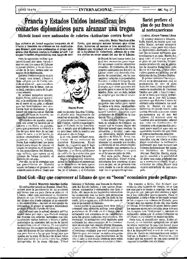 ABC MADRID 18-04-1996 página 27