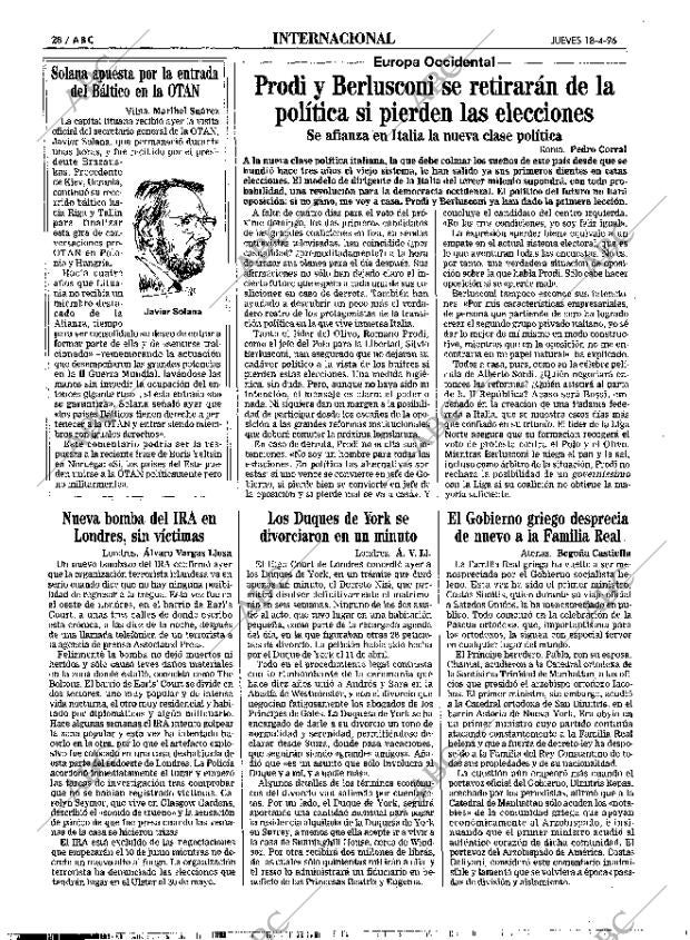 ABC MADRID 18-04-1996 página 28