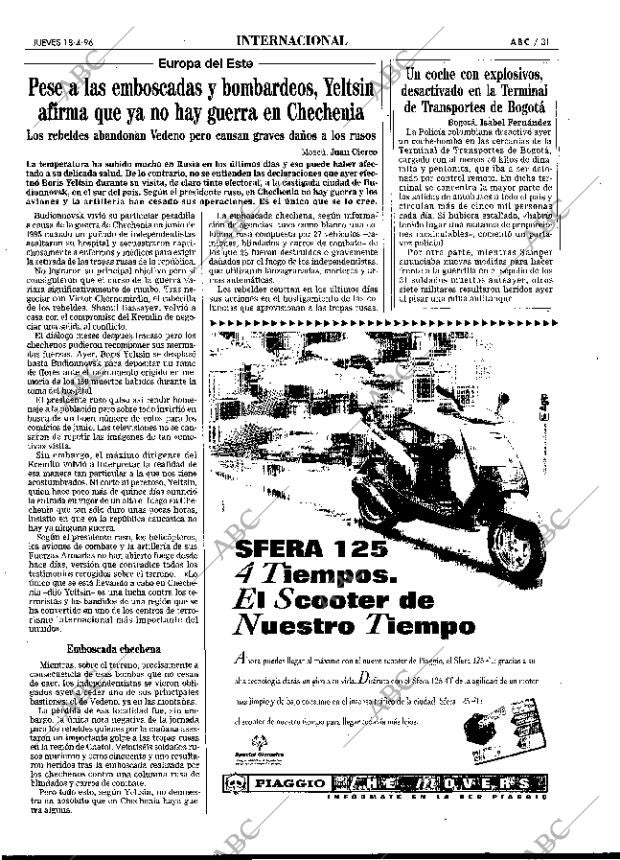 ABC MADRID 18-04-1996 página 31
