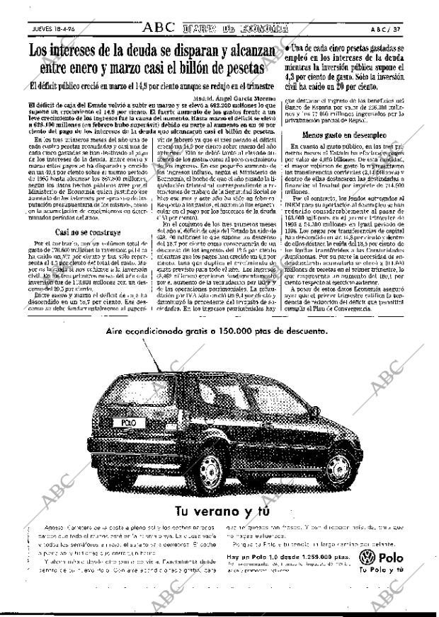 ABC MADRID 18-04-1996 página 37