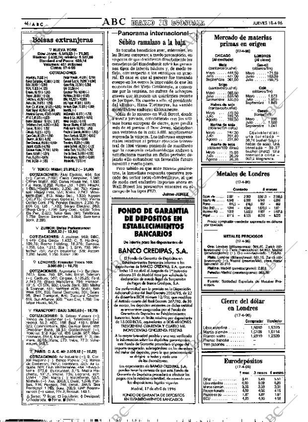 ABC MADRID 18-04-1996 página 46