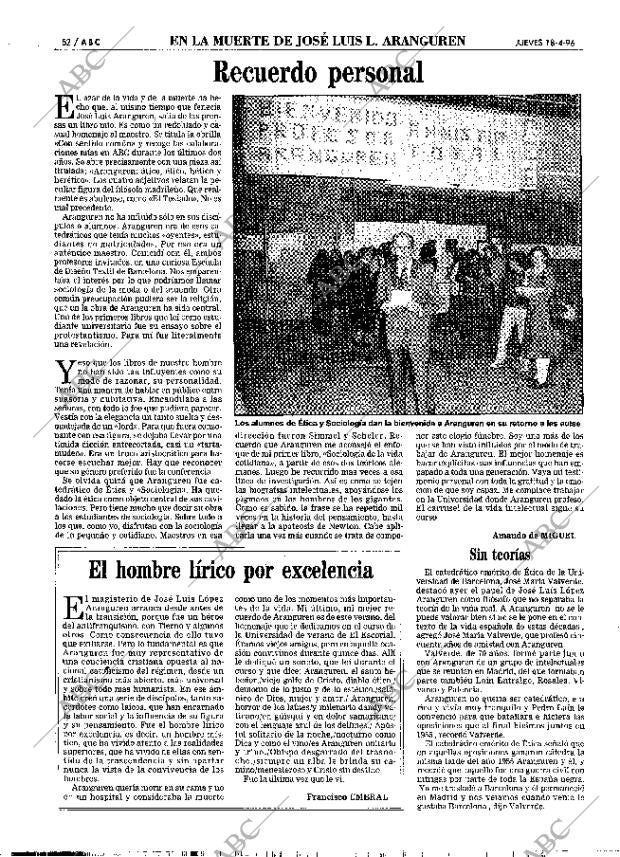ABC MADRID 18-04-1996 página 52
