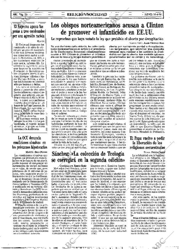 ABC MADRID 18-04-1996 página 56