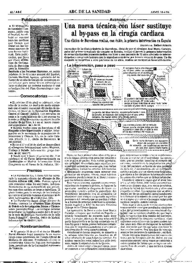 ABC MADRID 18-04-1996 página 62