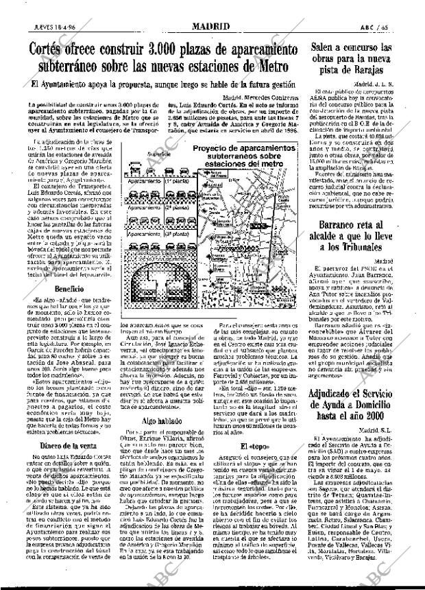ABC MADRID 18-04-1996 página 65