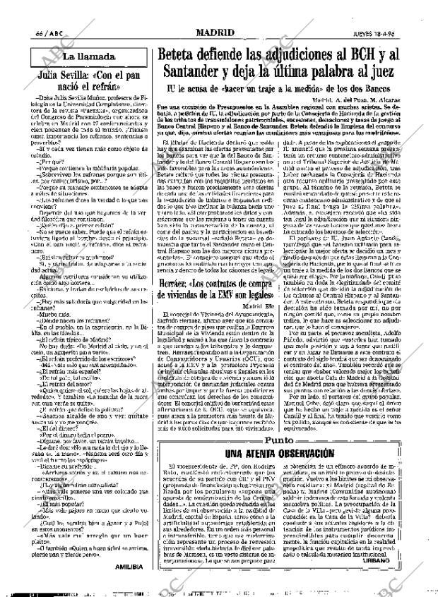 ABC MADRID 18-04-1996 página 66
