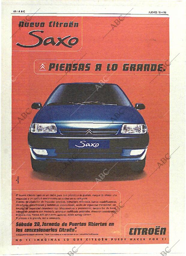 ABC MADRID 18-04-1996 página 68