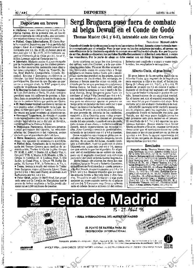 ABC MADRID 18-04-1996 página 82
