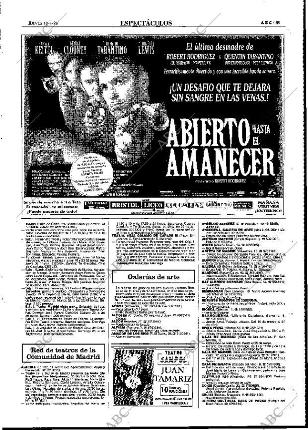 ABC MADRID 18-04-1996 página 89