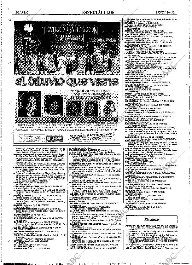 ABC MADRID 18-04-1996 página 90