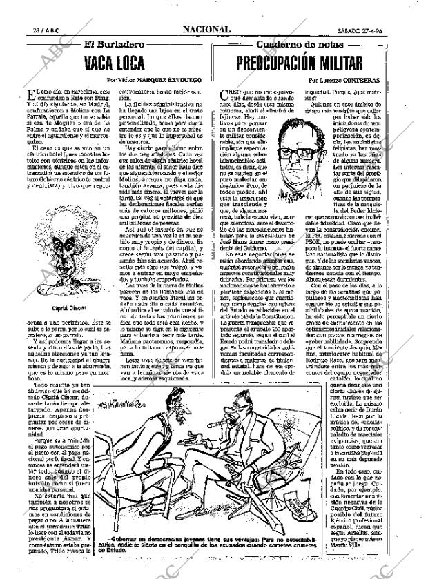 ABC SEVILLA 27-04-1996 página 28