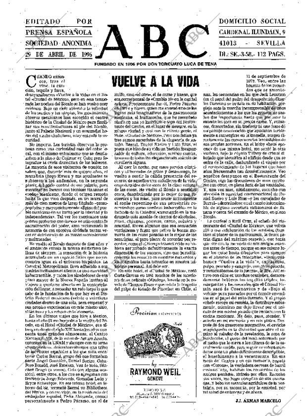ABC SEVILLA 29-04-1996 página 3