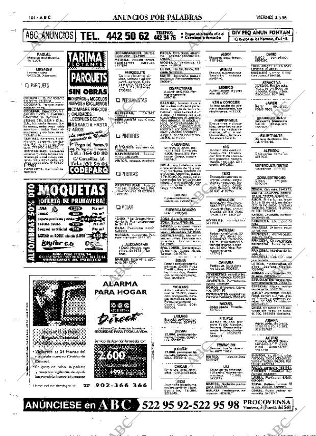 ABC MADRID 03-05-1996 página 104