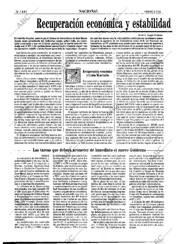 ABC MADRID 03-05-1996 página 22