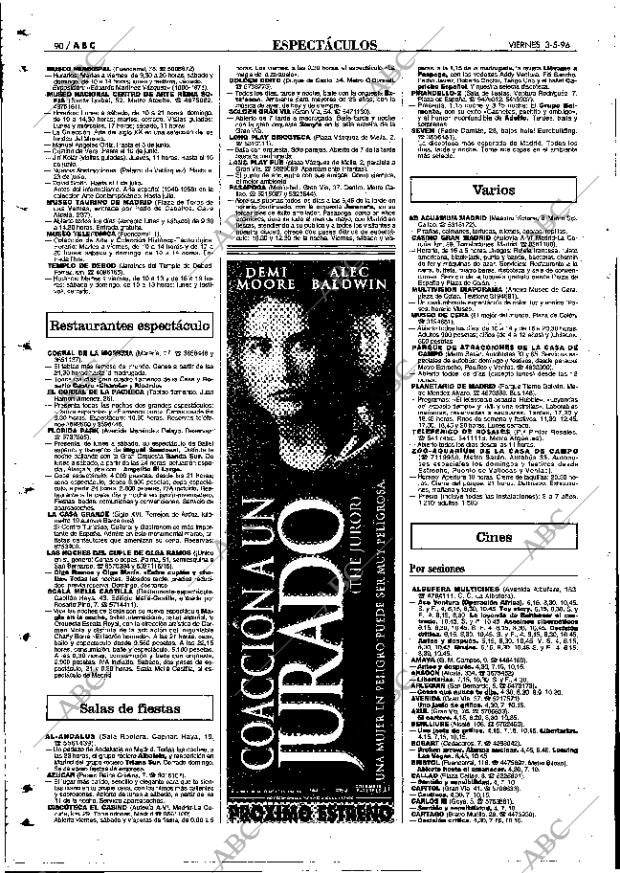 ABC MADRID 03-05-1996 página 90