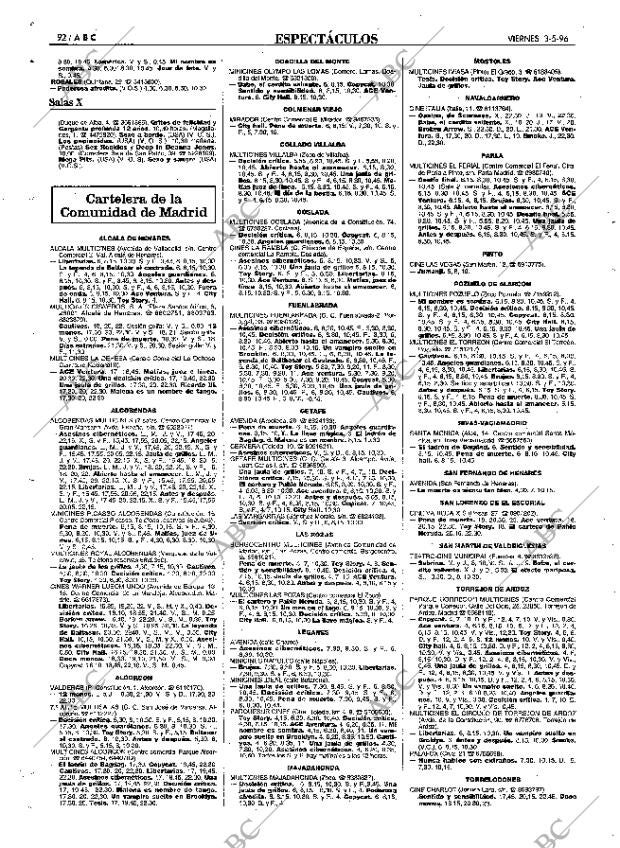 ABC MADRID 03-05-1996 página 92