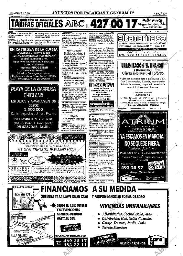 ABC SEVILLA 05-05-1996 página 109