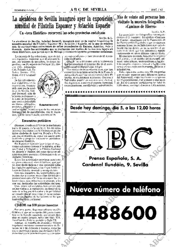 ABC SEVILLA 05-05-1996 página 63