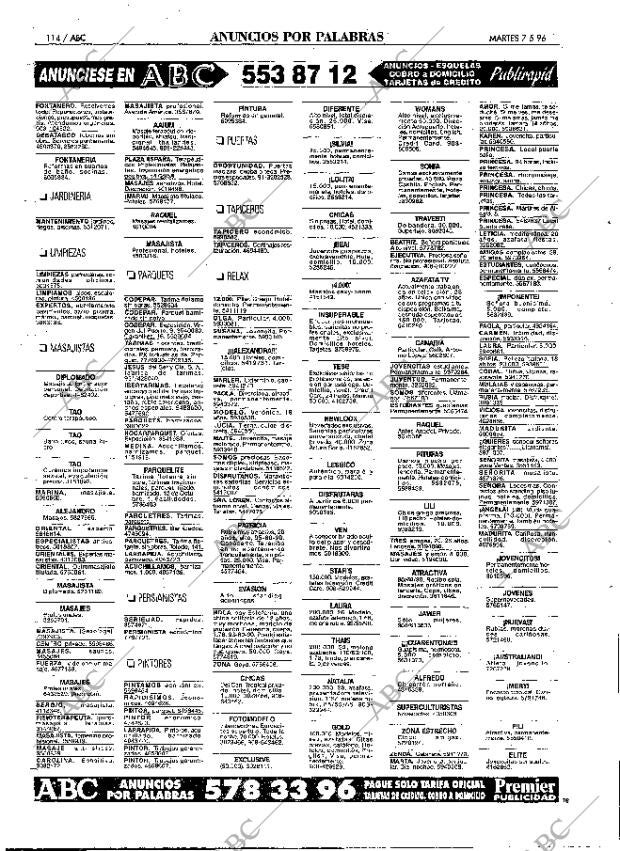 ABC MADRID 07-05-1996 página 114