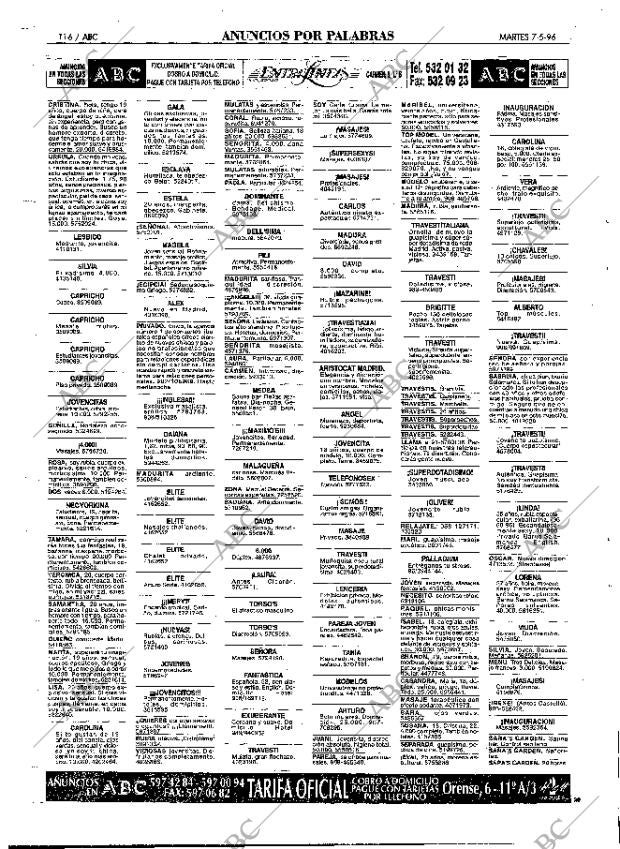 ABC MADRID 07-05-1996 página 116