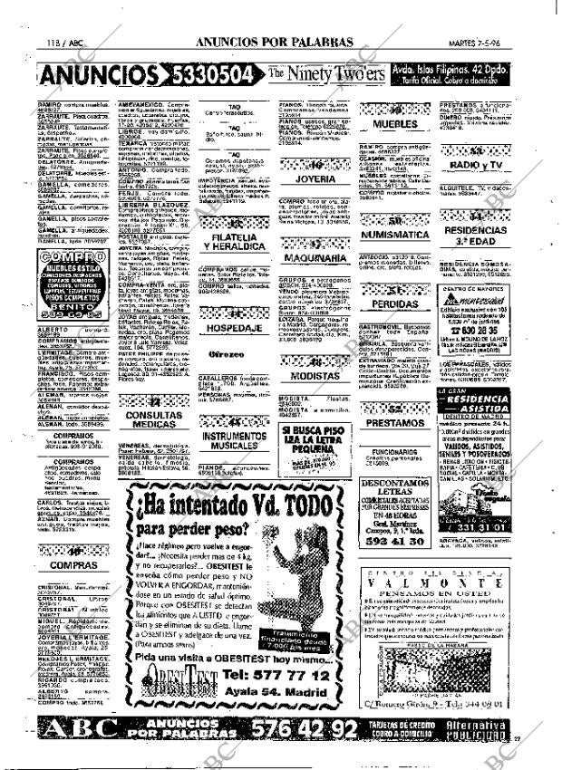 ABC MADRID 07-05-1996 página 118