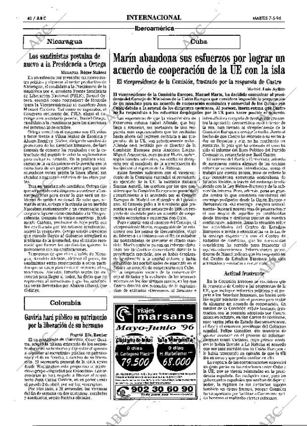 ABC MADRID 07-05-1996 página 40