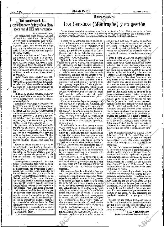 ABC MADRID 07-05-1996 página 72