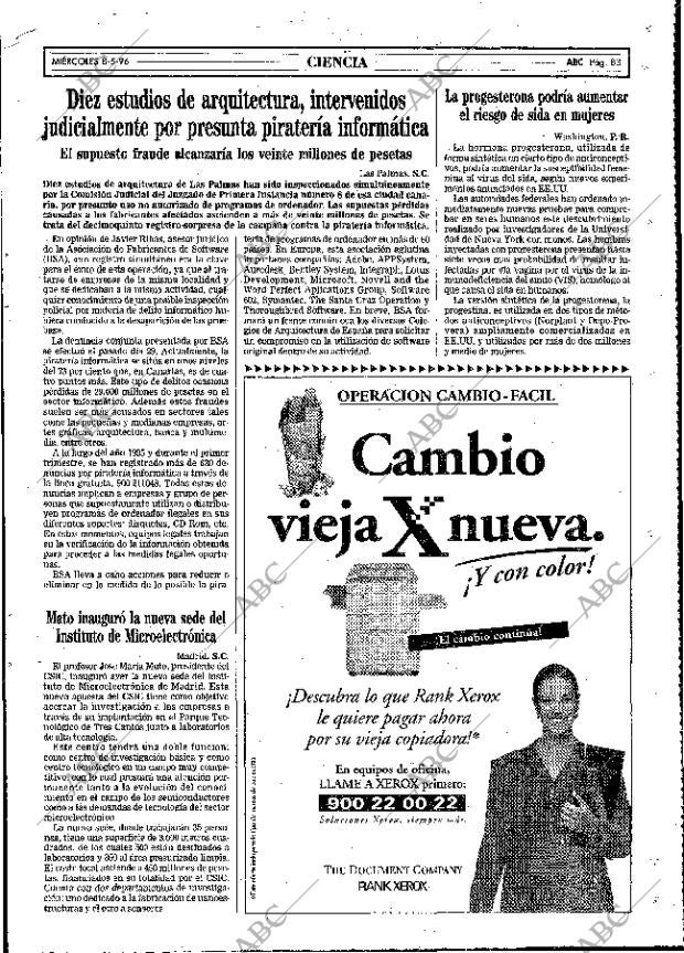 ABC MADRID 08-05-1996 página 83
