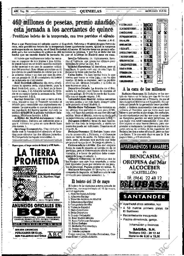 ABC MADRID 08-05-1996 página 86