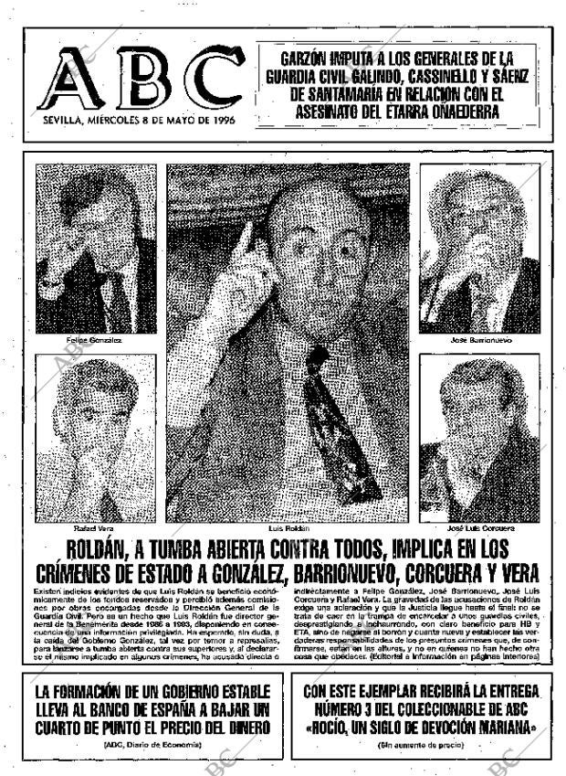 ABC SEVILLA 08-05-1996 página 1