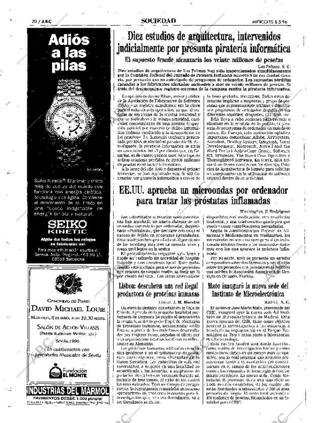 ABC SEVILLA 08-05-1996 página 70