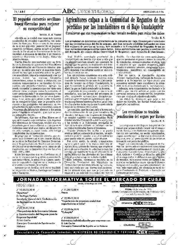 ABC SEVILLA 08-05-1996 página 74