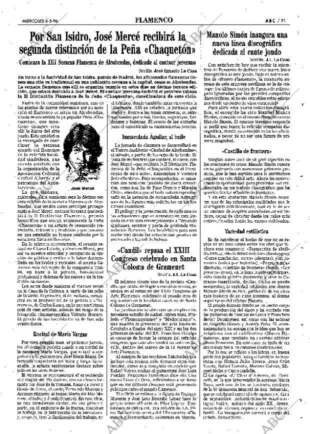 ABC SEVILLA 08-05-1996 página 91