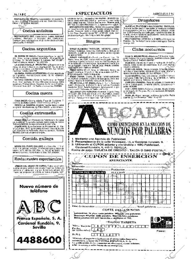 ABC SEVILLA 08-05-1996 página 94
