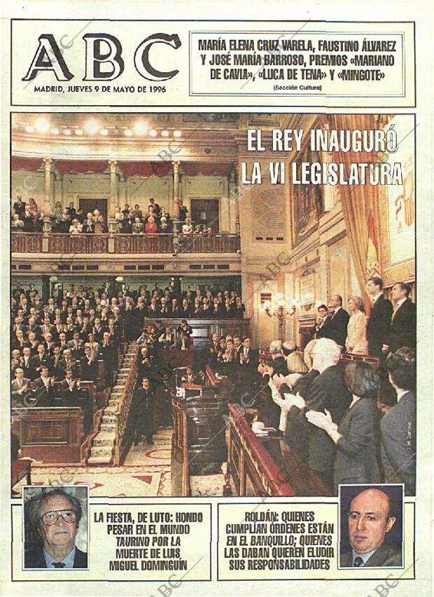 ABC MADRID 09-05-1996 página 1