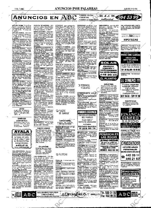 ABC MADRID 09-05-1996 página 118