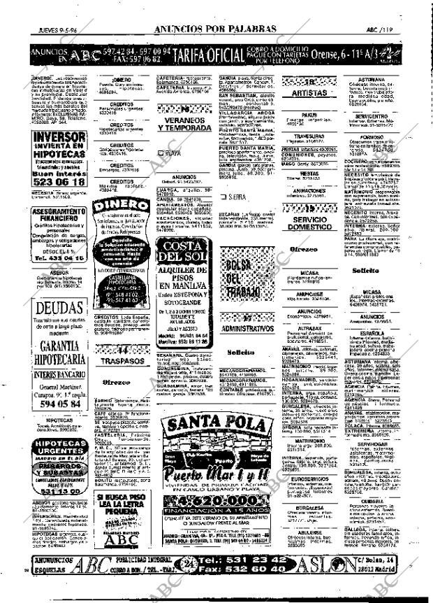 ABC MADRID 09-05-1996 página 119