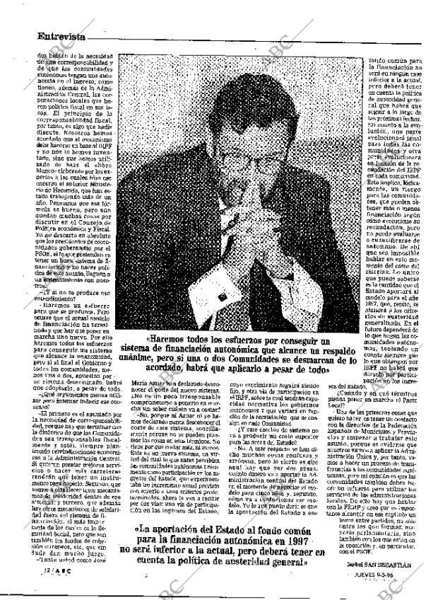 ABC MADRID 09-05-1996 página 12