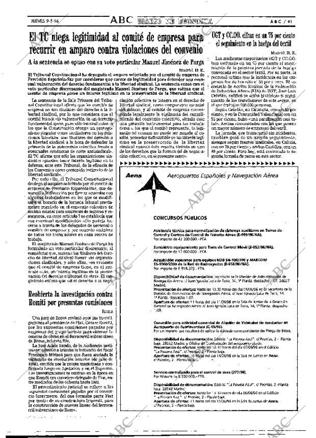 ABC MADRID 09-05-1996 página 41