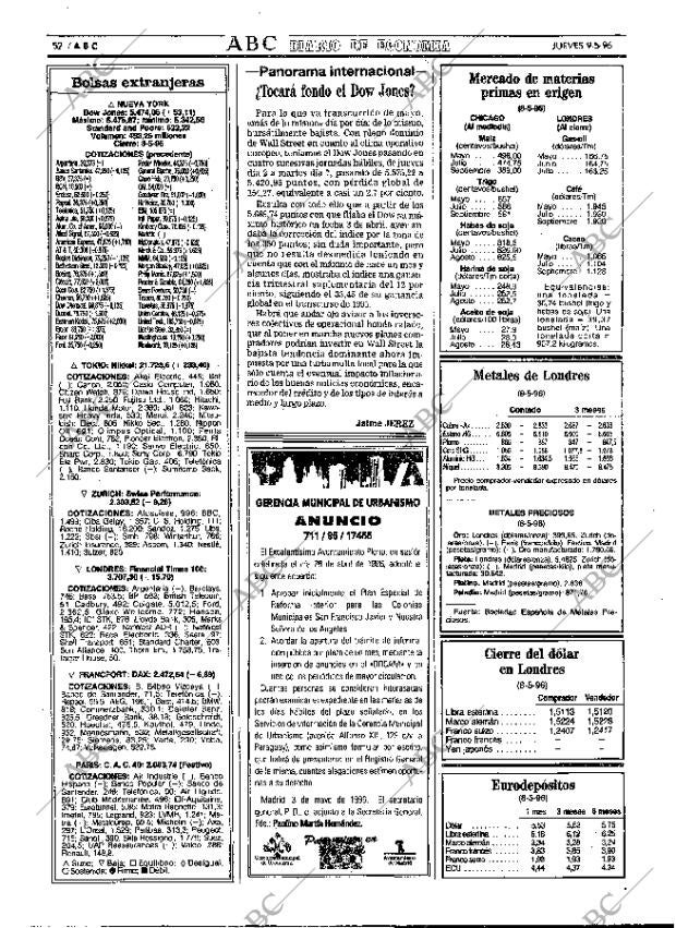 ABC MADRID 09-05-1996 página 52