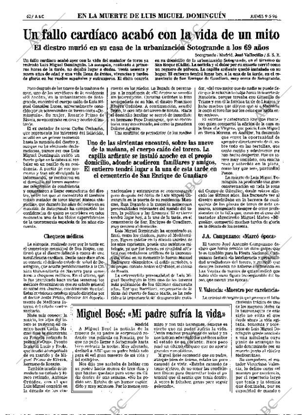 ABC MADRID 09-05-1996 página 62