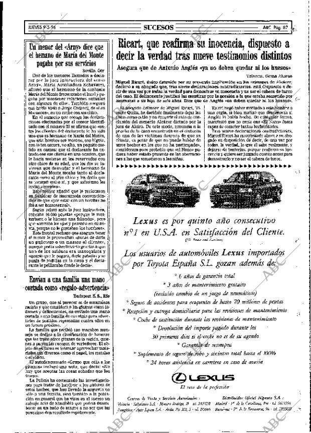 ABC MADRID 09-05-1996 página 87