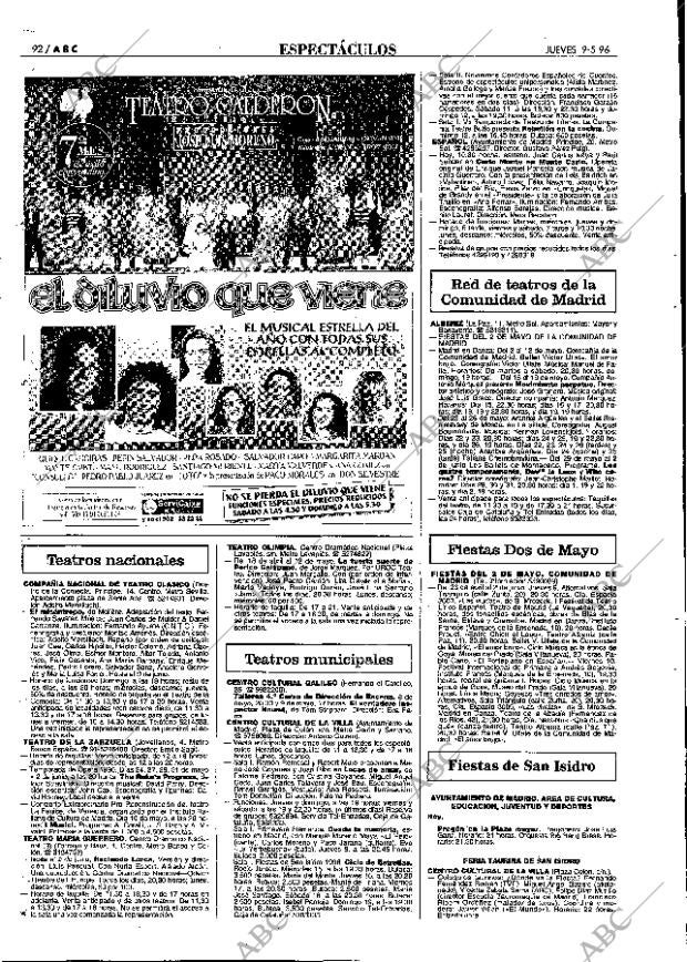 ABC MADRID 09-05-1996 página 92