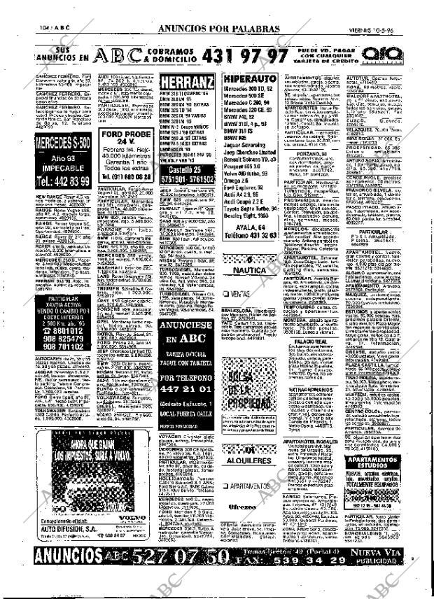 ABC MADRID 10-05-1996 página 104
